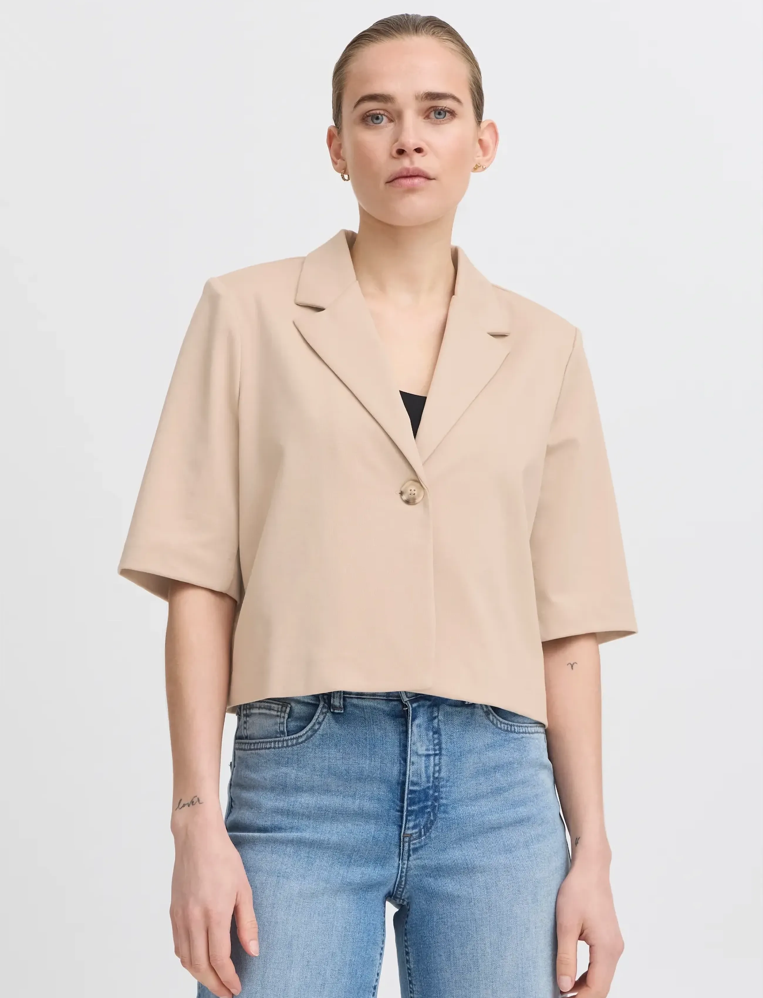 ICHI - IHKATE SUS CROPPED BL - korte blazere - doeskin - 3