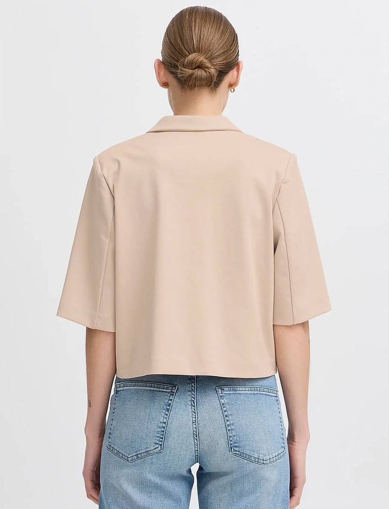 ICHI - IHKATE SUS CROPPED BL - cropped-blazer - doeskin - 4