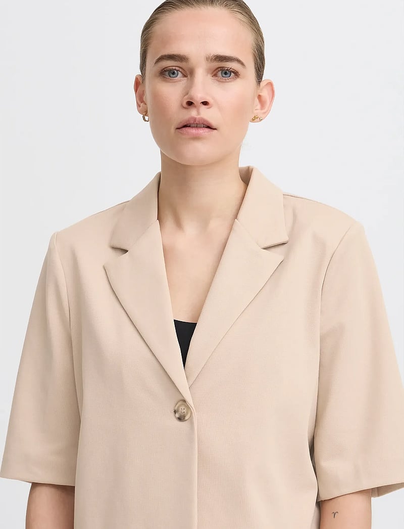ICHI - IHKATE SUS CROPPED BL - cropped-blazer - doeskin - 5