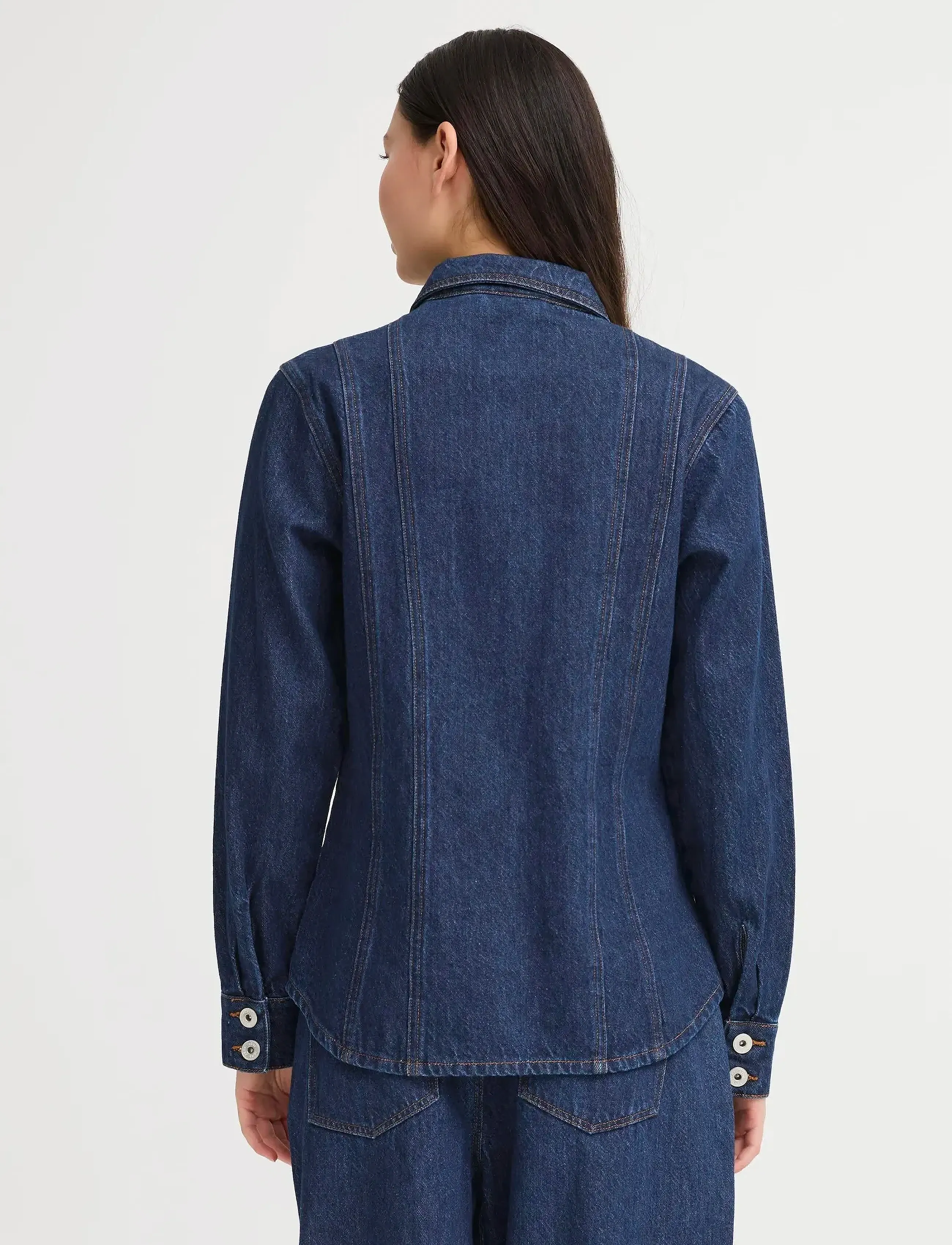 ICHI - IHBERISEL JA - farkkupaidat - denim authentic blue - 5