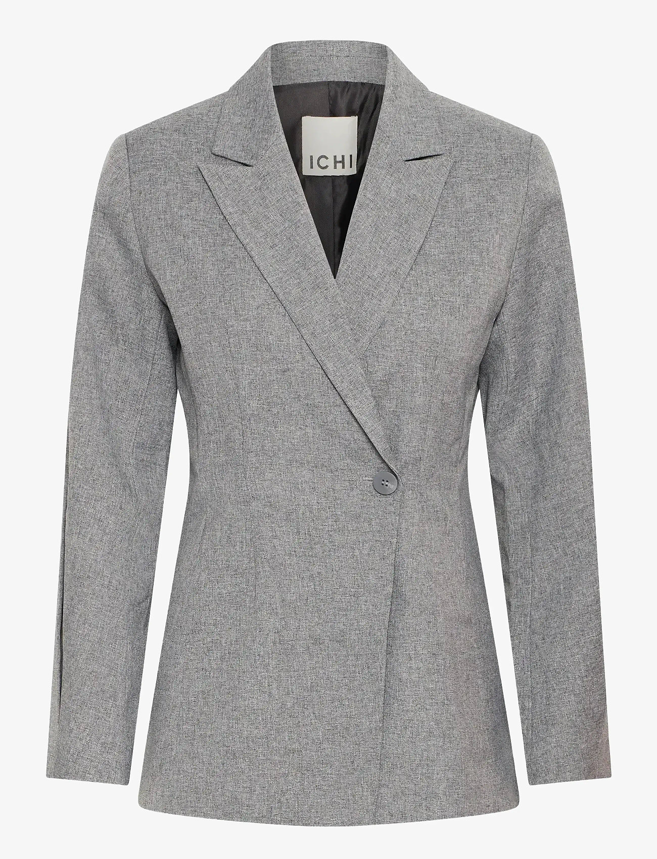 ICHI - IHUNOLA BL - enkelknäppta kavajer - salt and peber melange - 1