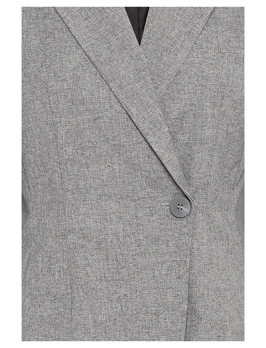 ICHI - IHUNOLA BL - single breasted blazers - salt and peber melange - 3