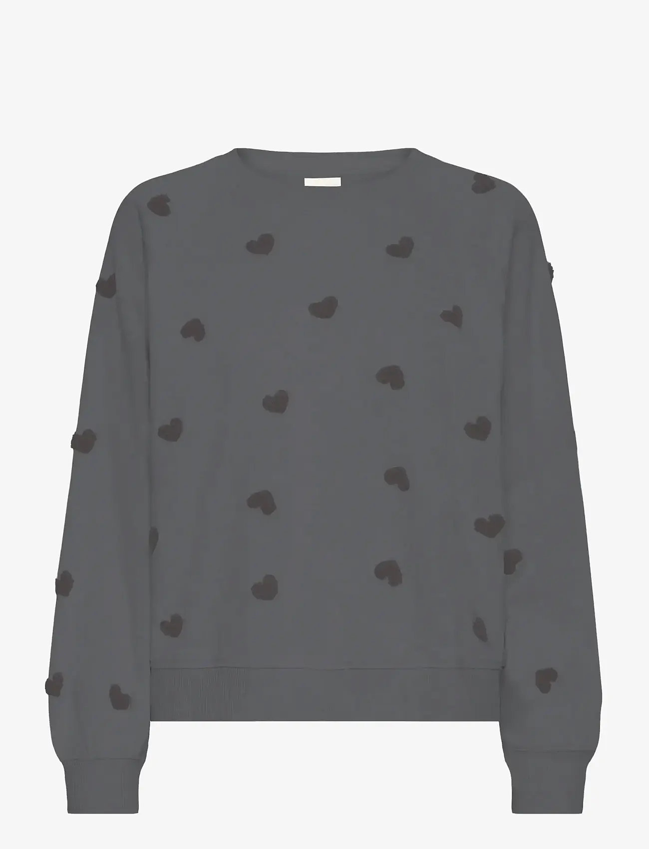 ICHI - IHKASURA SW - sweatshirts - pinstripe heart - 1