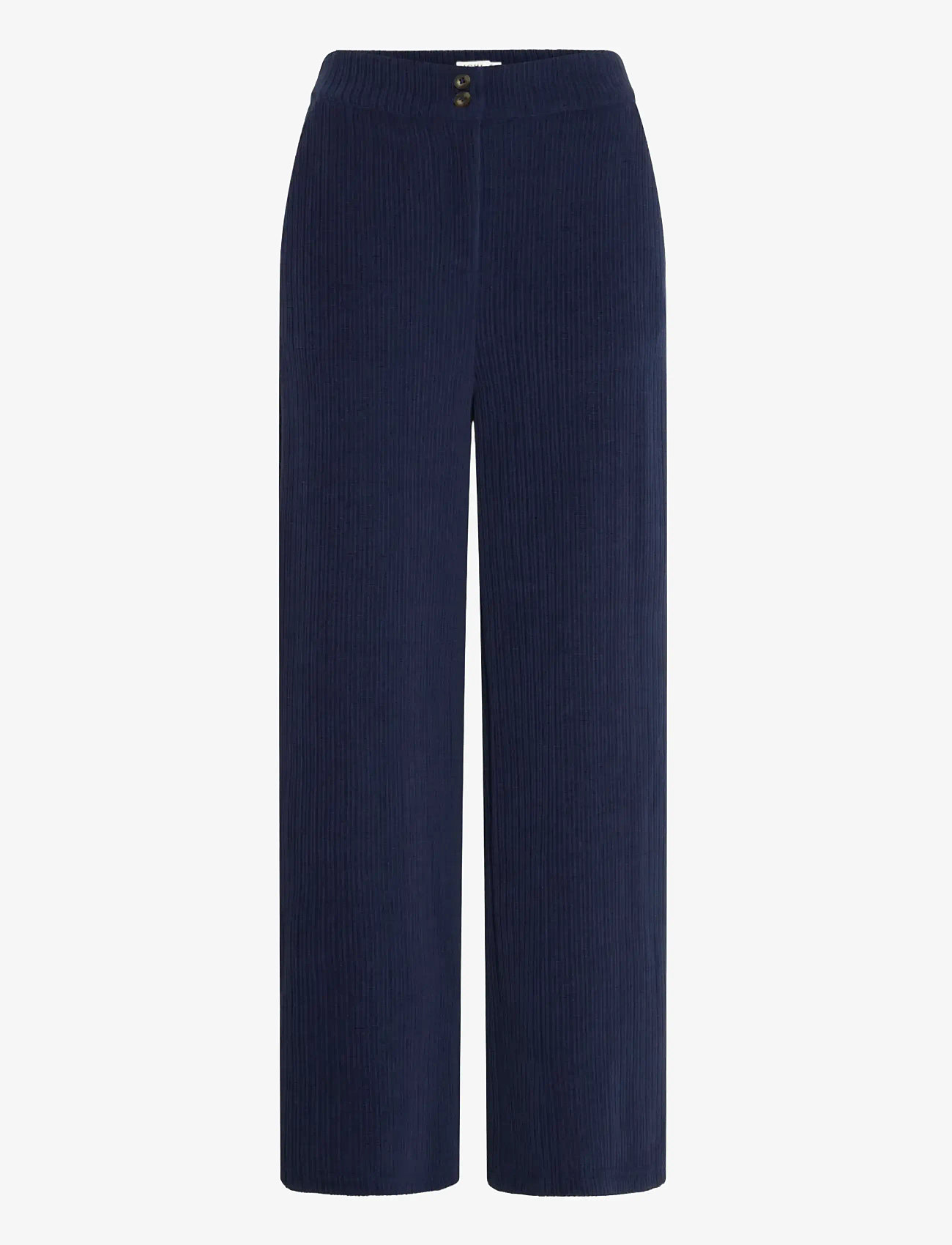 ICHI - IHKATE CORDUROY PA2 - bukser med lige ben - patriot blue - 1
