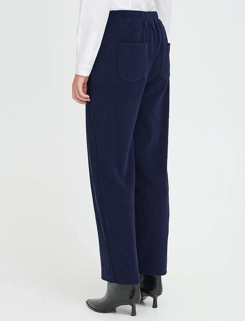 ICHI - IHKATE CORDUROY PA2 - bukser med lige ben - patriot blue - 5