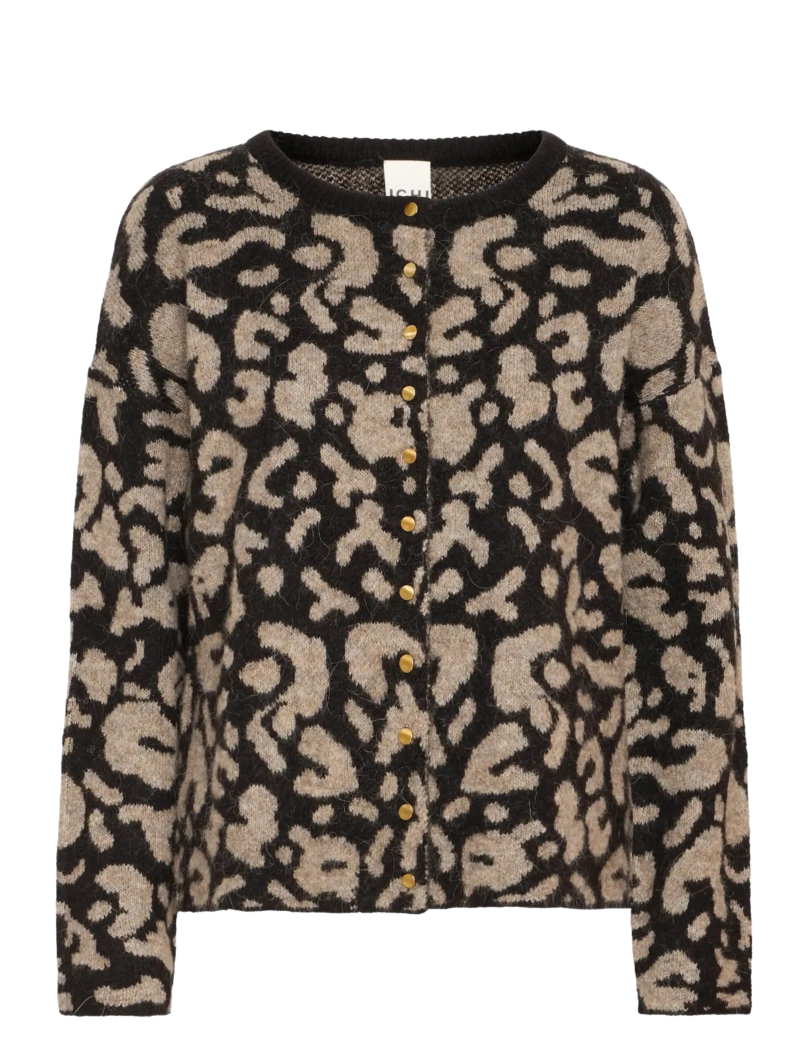 ICHI IHKAMARA CA15 - Tøj - SPOTTED ANIMAL / beige