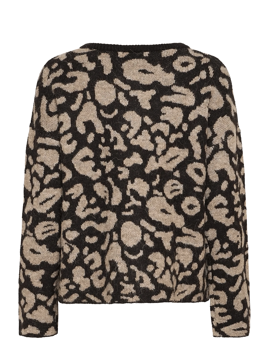 ICHI - IHKAMARA CA15 - cardigans - spotted animal - 2