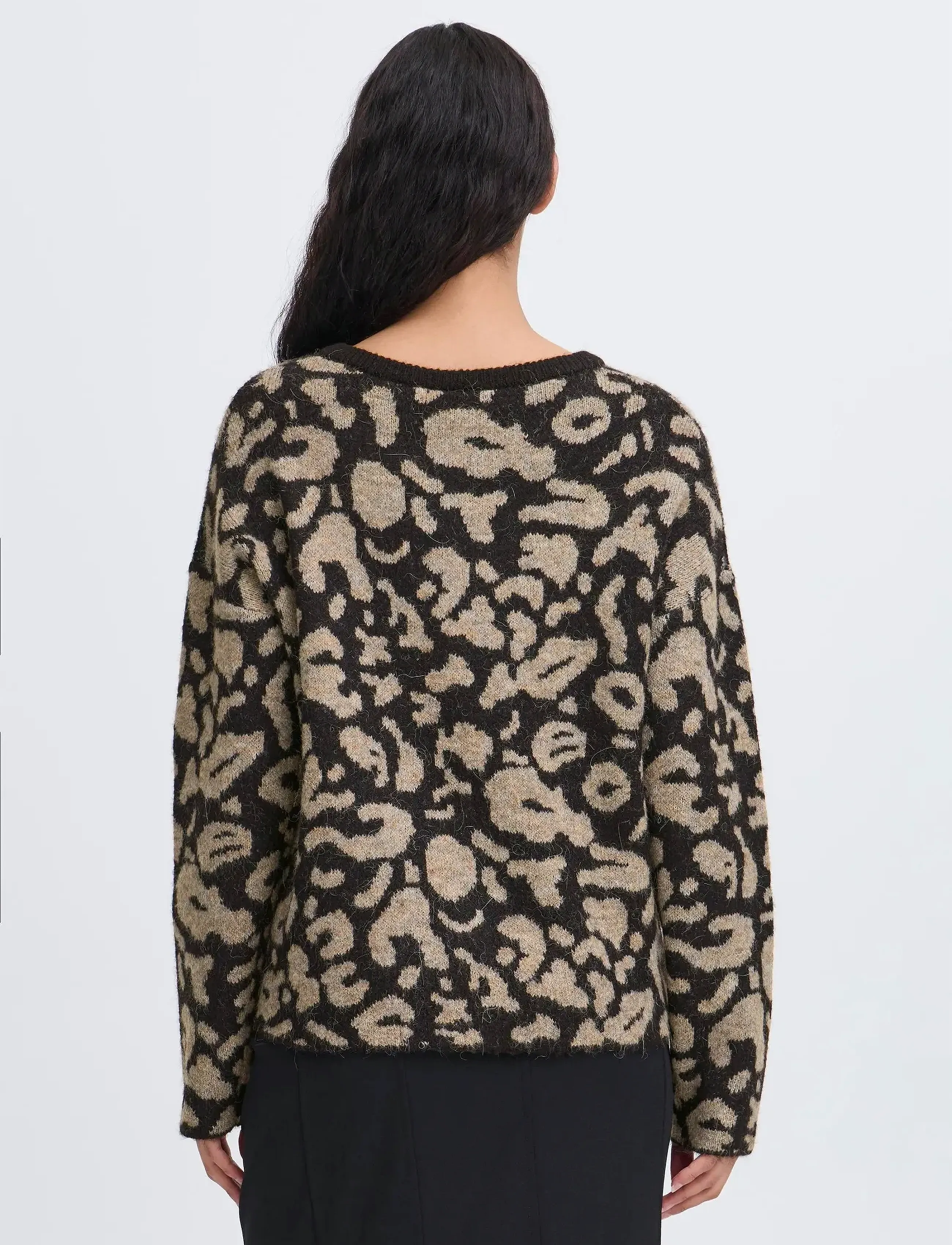 ICHI - IHKAMARA CA15 - cardigans - spotted animal - 5