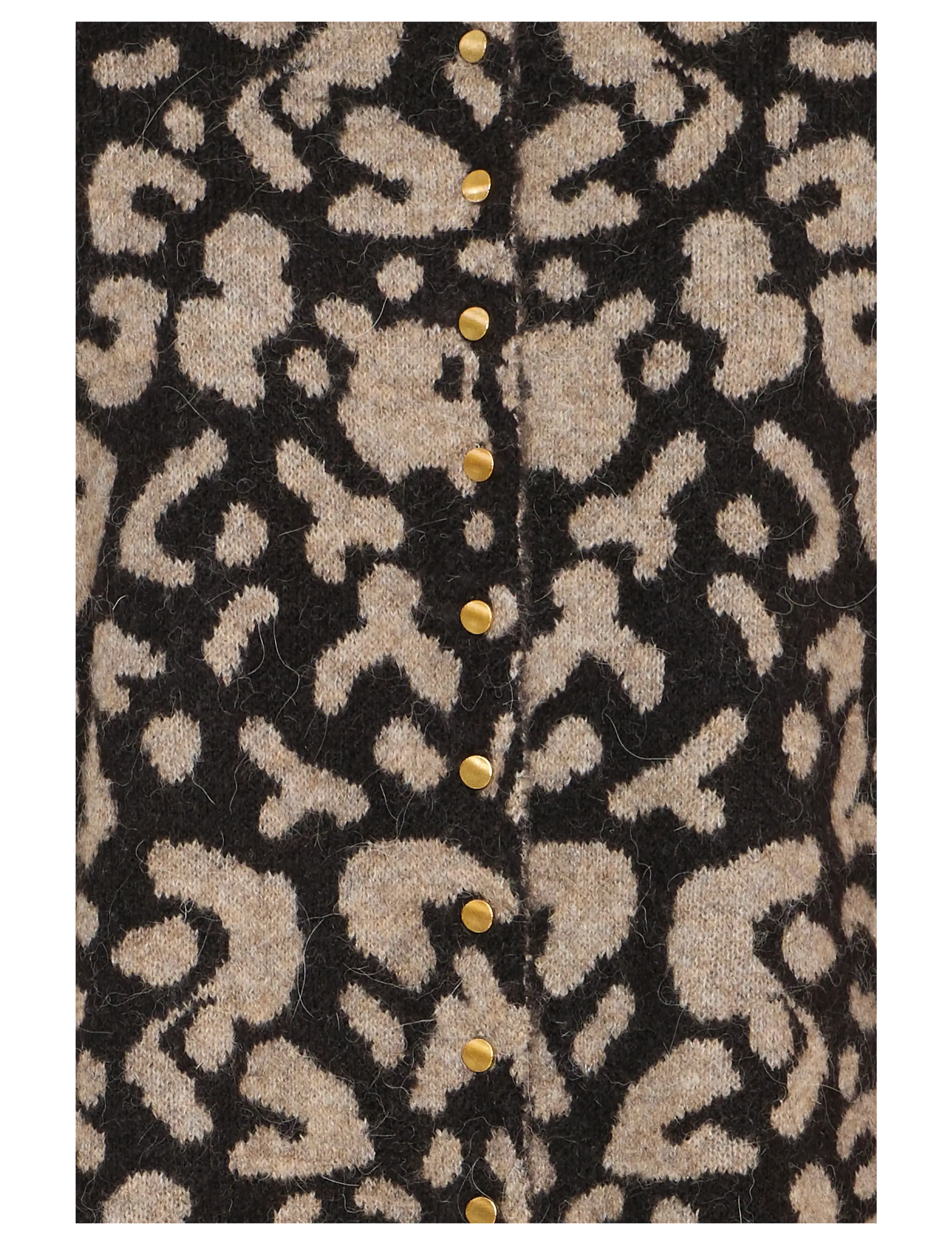 ICHI - IHKAMARA CA15 - cardigans - spotted animal - 3