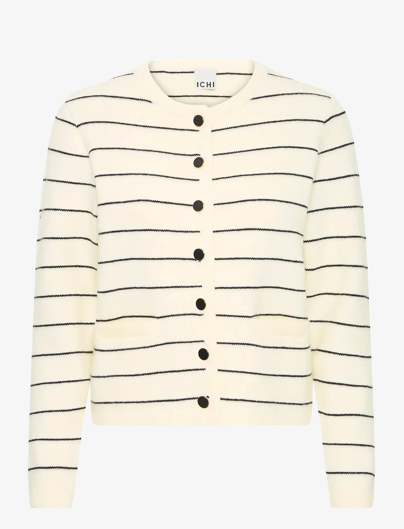 ICHI - IHBESILA CA - cardigans - almond milk - 1