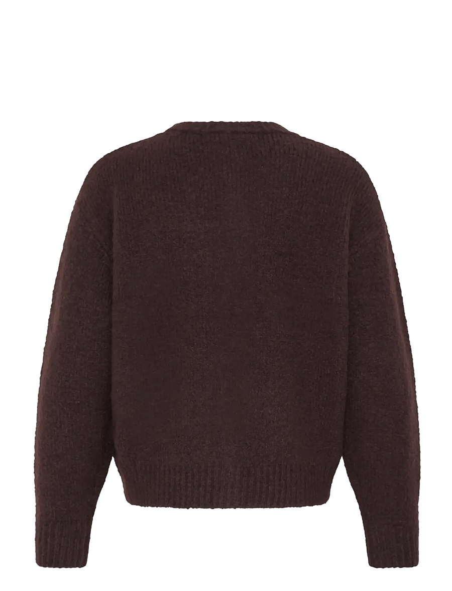 ICHI - IHBELABLUE CA - cardigans - chicory coffee - 2