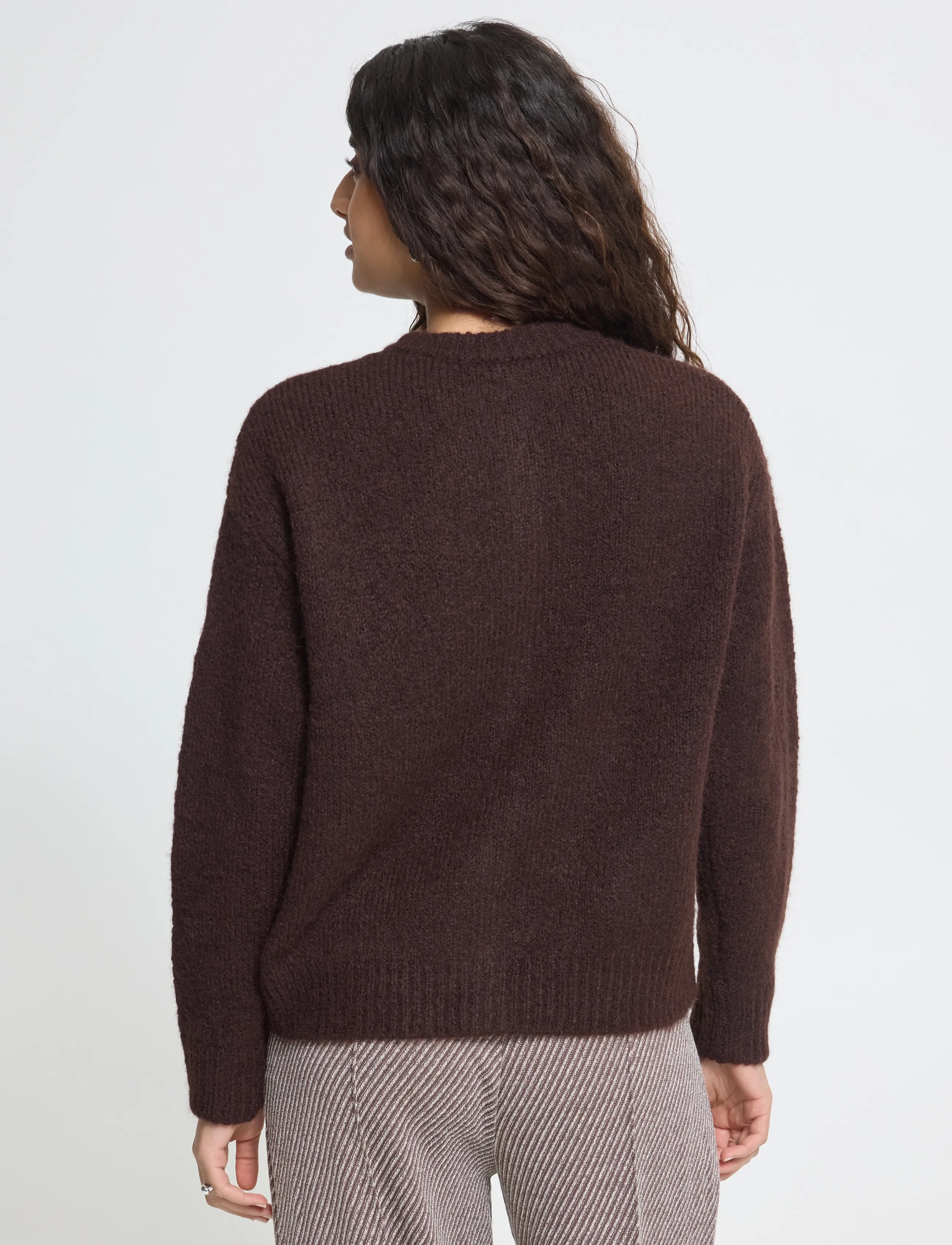 ICHI - IHBELABLUE CA - strickjacken - chicory coffee - 3