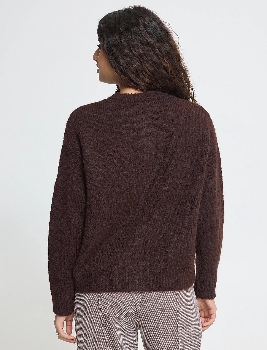 ICHI - IHBELABLUE CA - cardigans - chicory coffee - 3