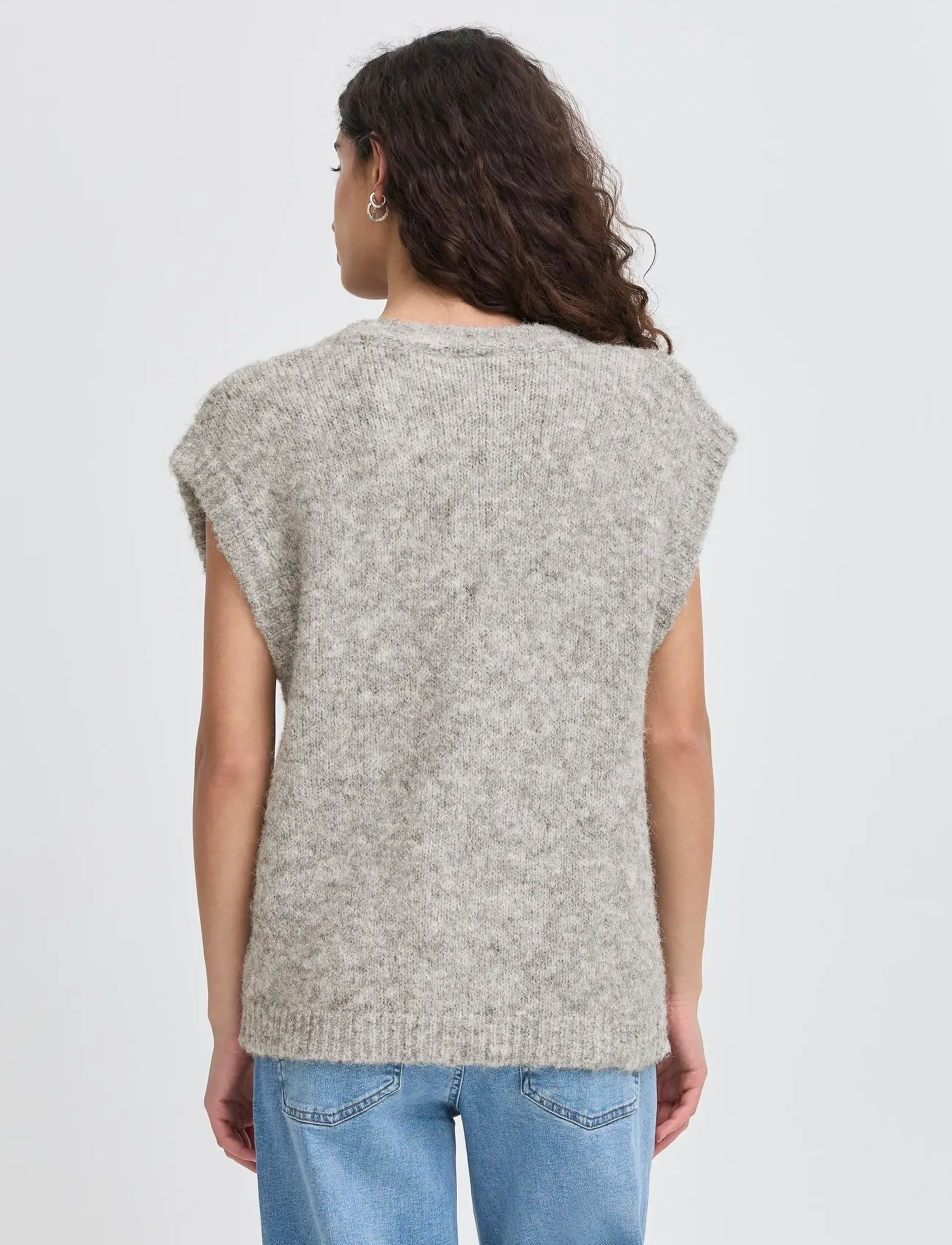 ICHI - IHBELABLUE WA - laveste priser - light grey melange - 5
