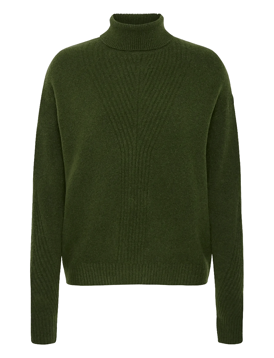 ICHI - IHDASILA LS3 - polotröjor - rifle green - 1