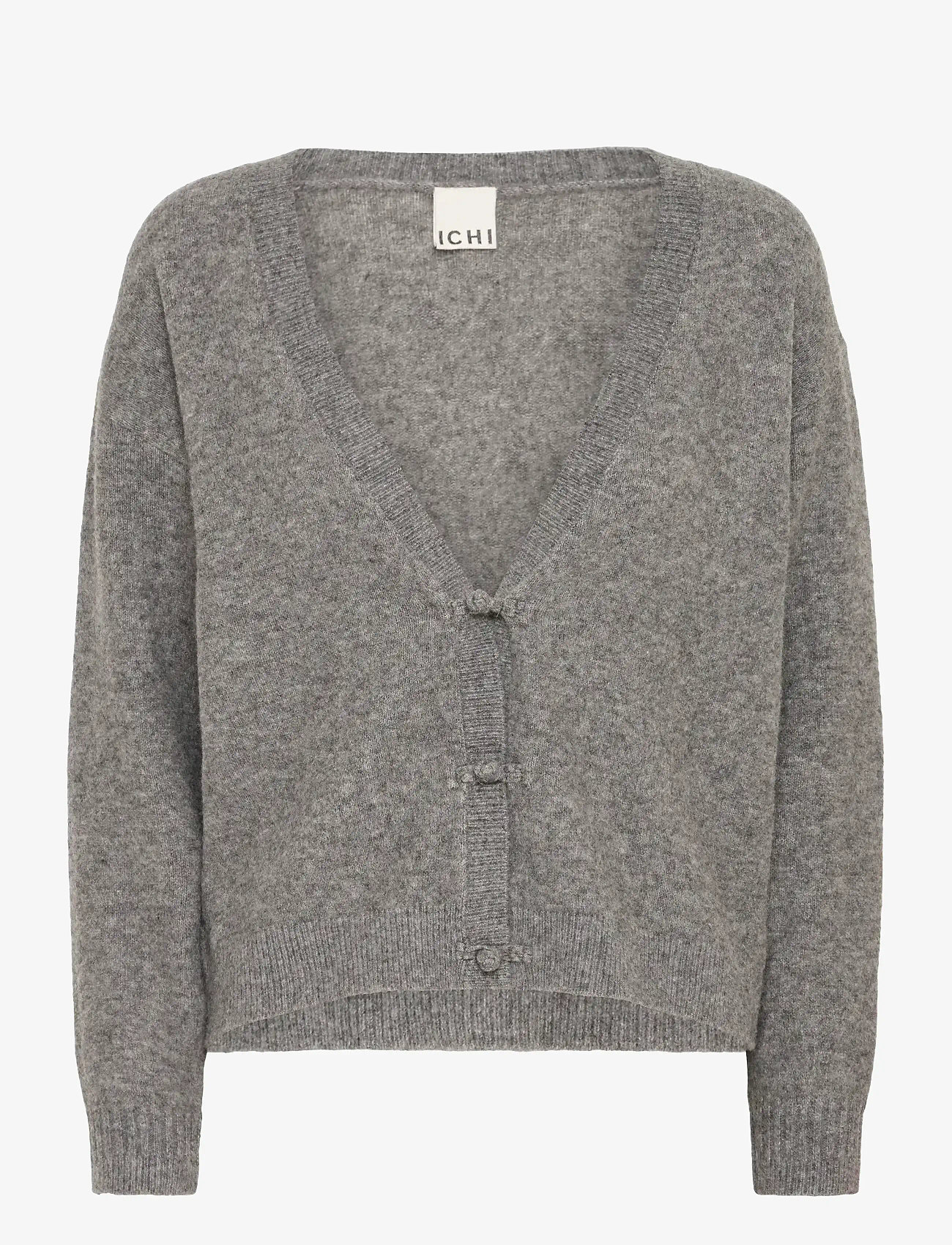 ICHI - IHDASILA CA - cardigans - dark grey melange - 1