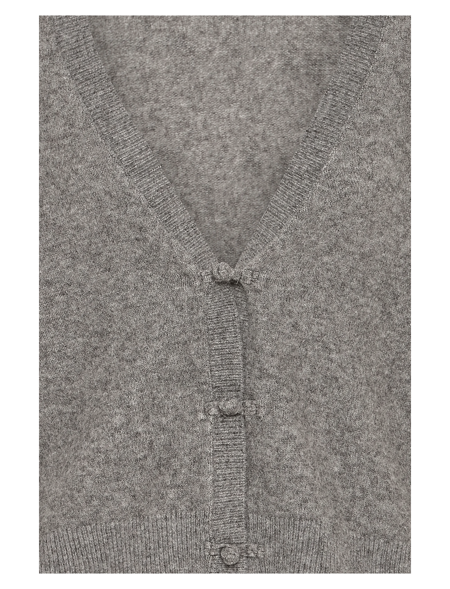 ICHI - IHDASILA CA - strickjacken - dark grey melange - 3
