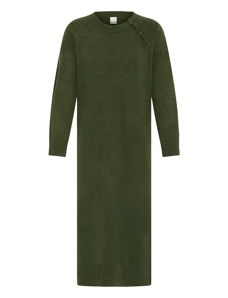 ICHI - IHDASILA DR - strickkleider - rifle green - 1