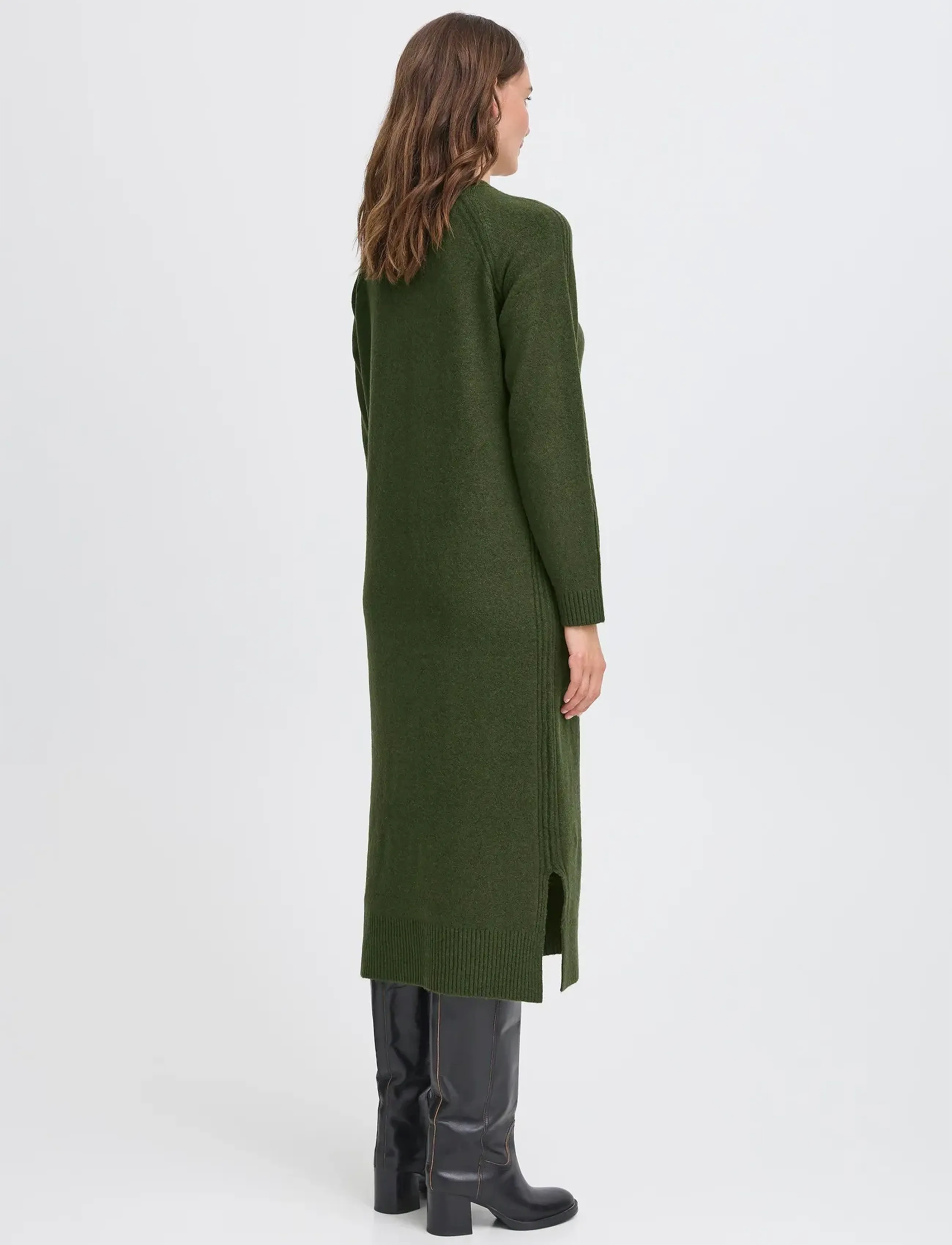 ICHI - IHDASILA DR - strickkleider - rifle green - 5