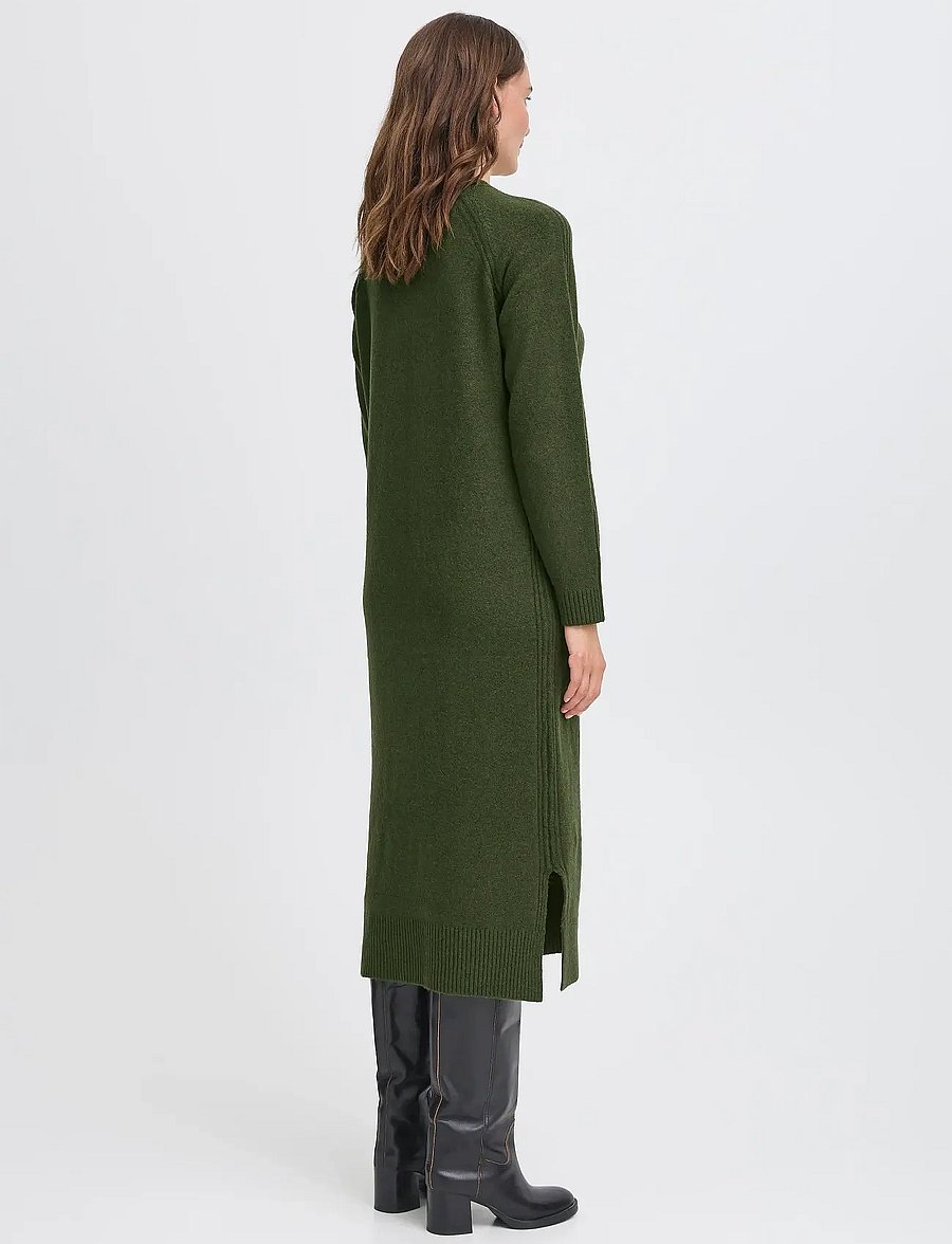 ICHI - IHDASILA DR - strickkleider - rifle green - 5
