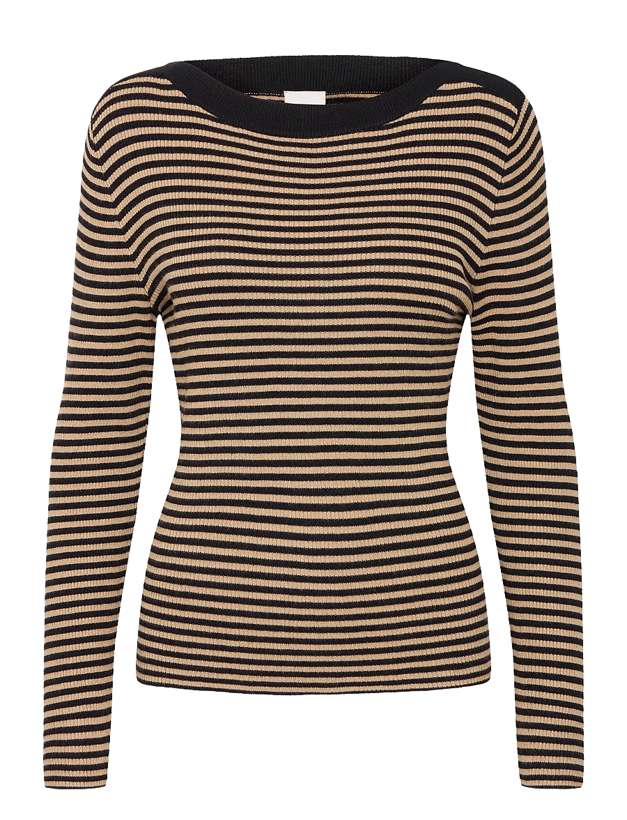 ICHI - IHMAFA LS20 - långärmade toppar - black tigers eye stripe - 1