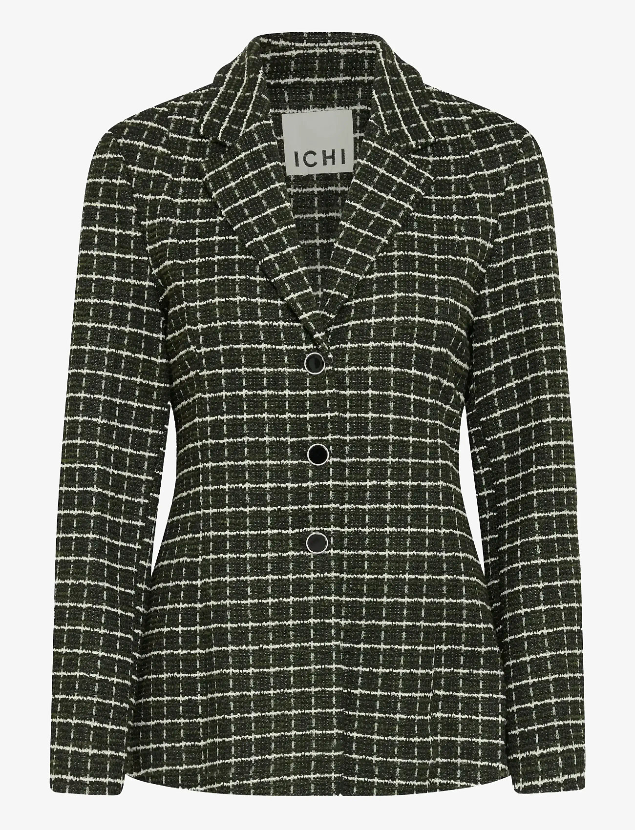 ICHI - IHKATE CLOULE BL - gifts below 15000kr - rifle green check - 0