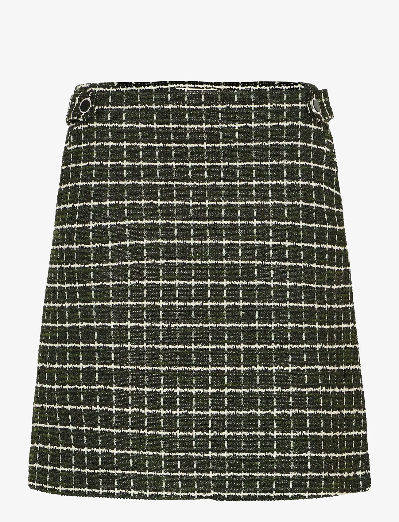 ICHI - IHKATE CLOULE SK - kurze röcke - rifle green check - 1