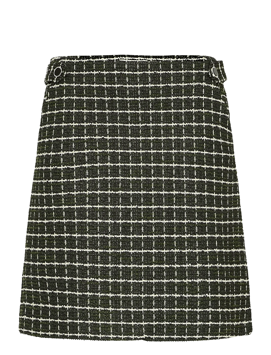 ICHI - IHKATE CLOULE SK - kurze röcke - rifle green check - 1