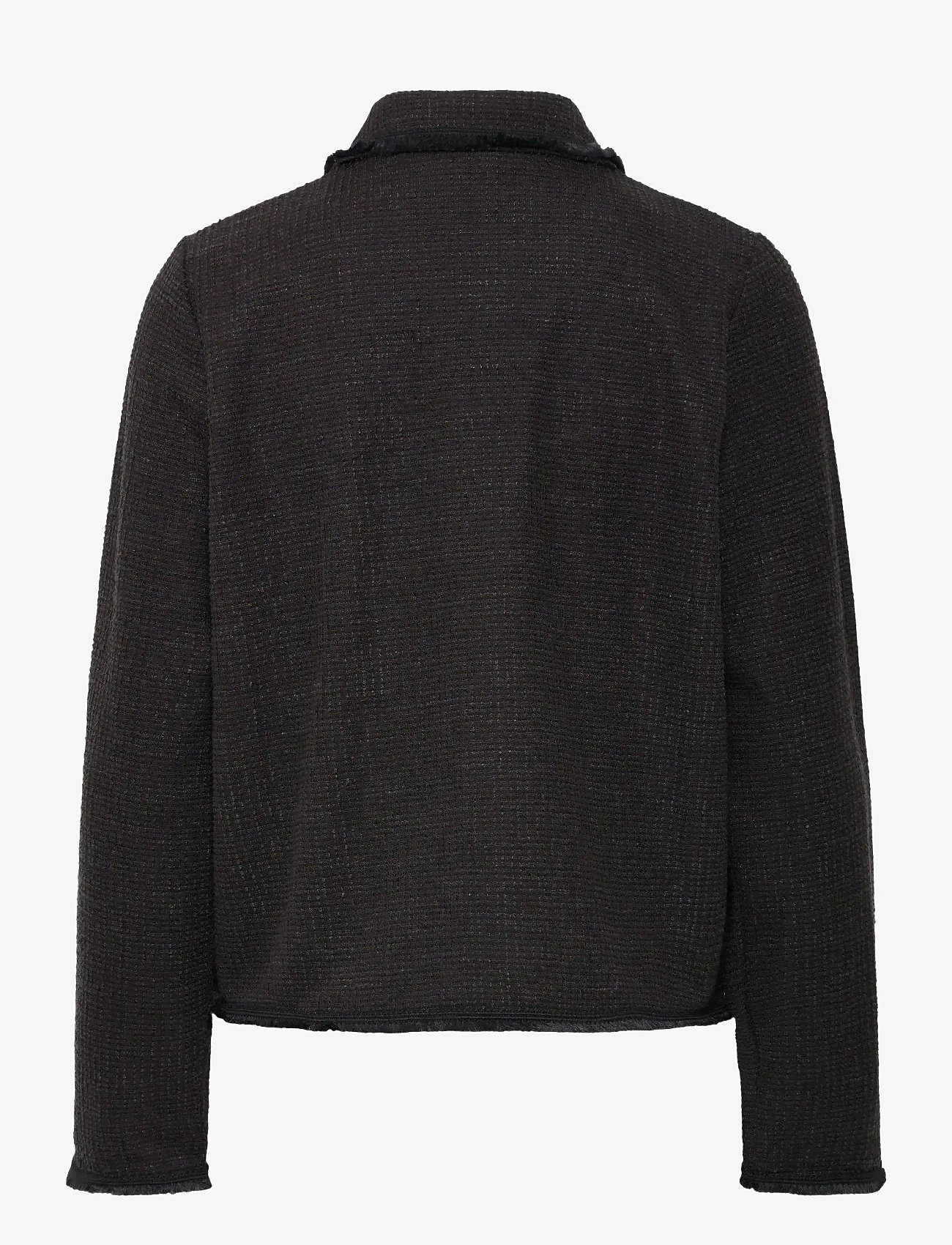 ICHI - IHKATE FRINGE JA - bouclé - black - 1