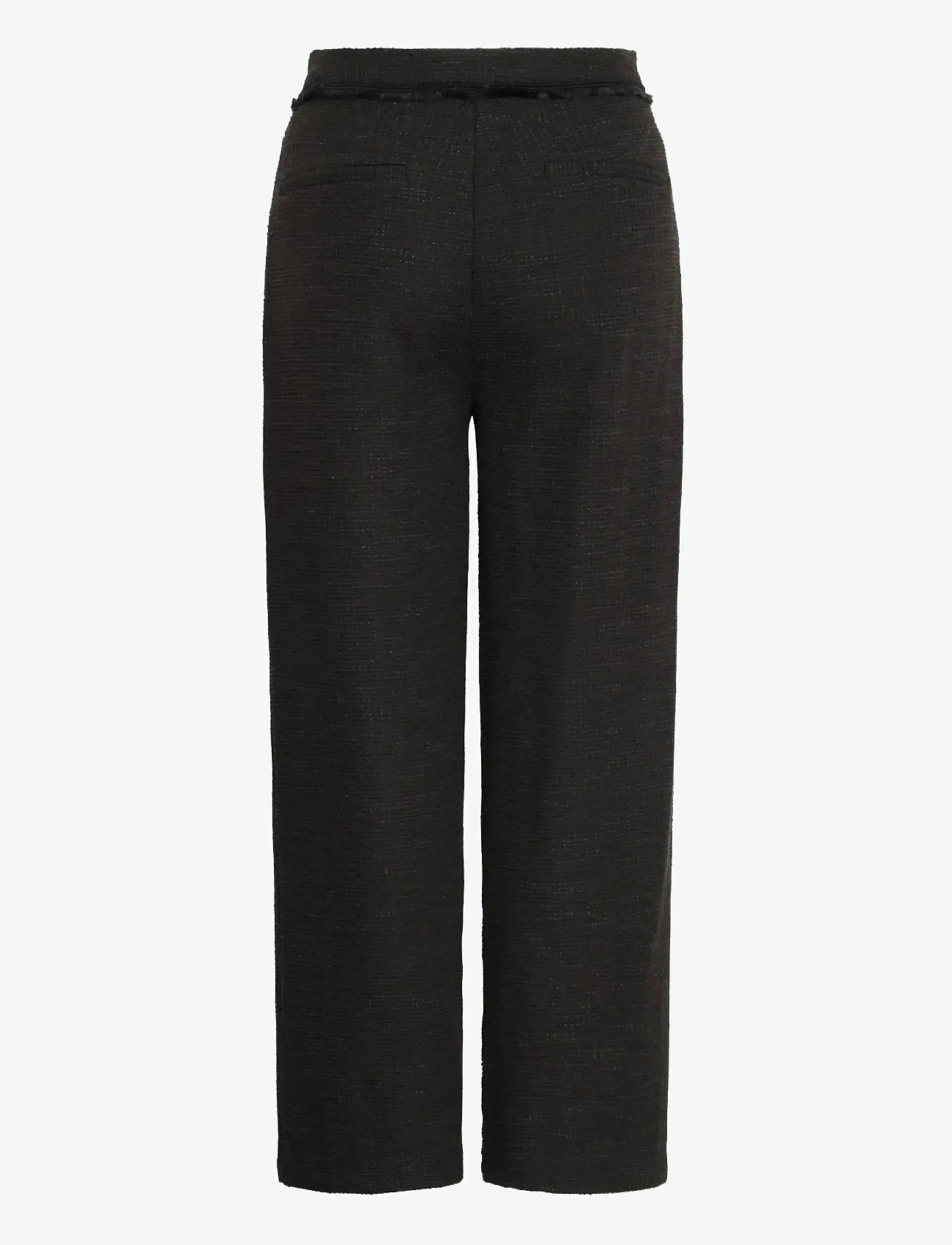 ICHI - IHKATE FRINGE PA - bukser med lige ben - black - 1