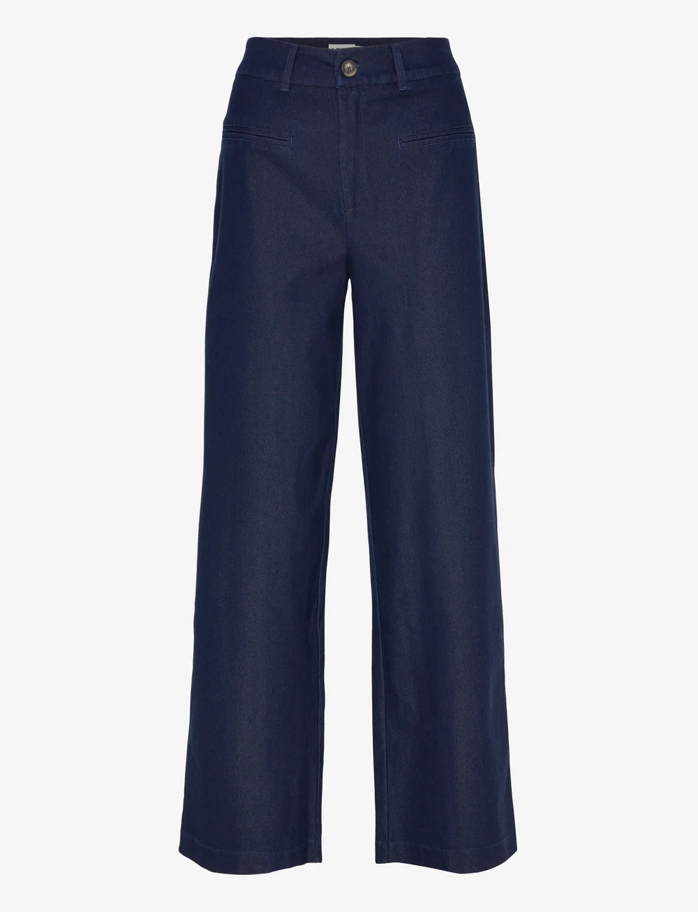 ICHI - IHKATE DENIM PA - wide leg trousers - dark blue - 0
