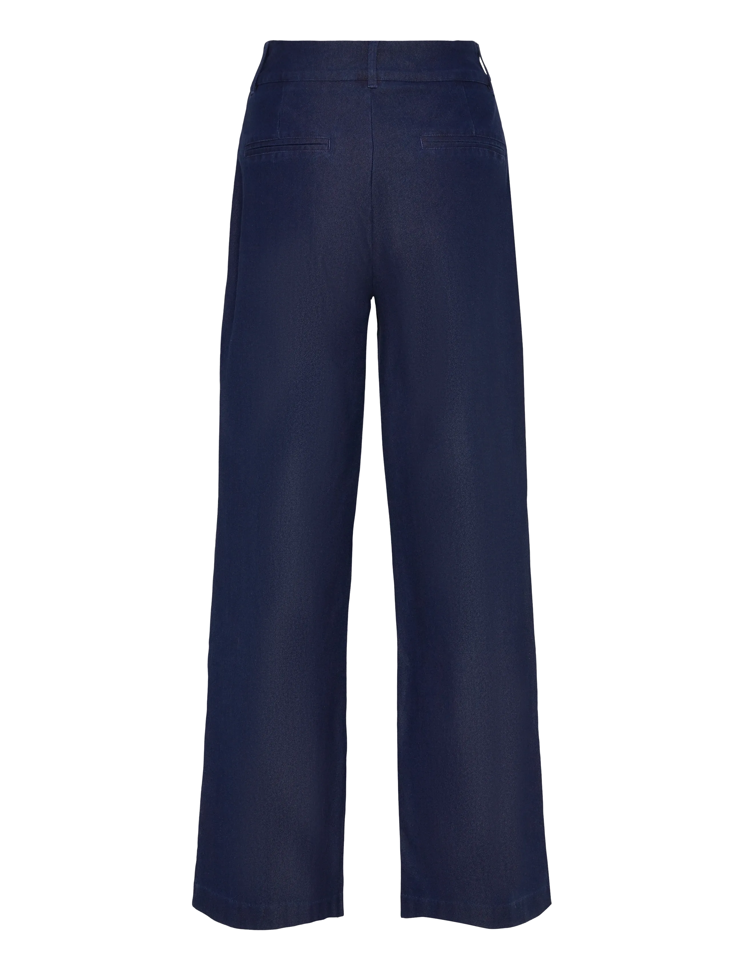 ICHI - IHKATE DENIM PA - wide leg trousers - dark blue - 2