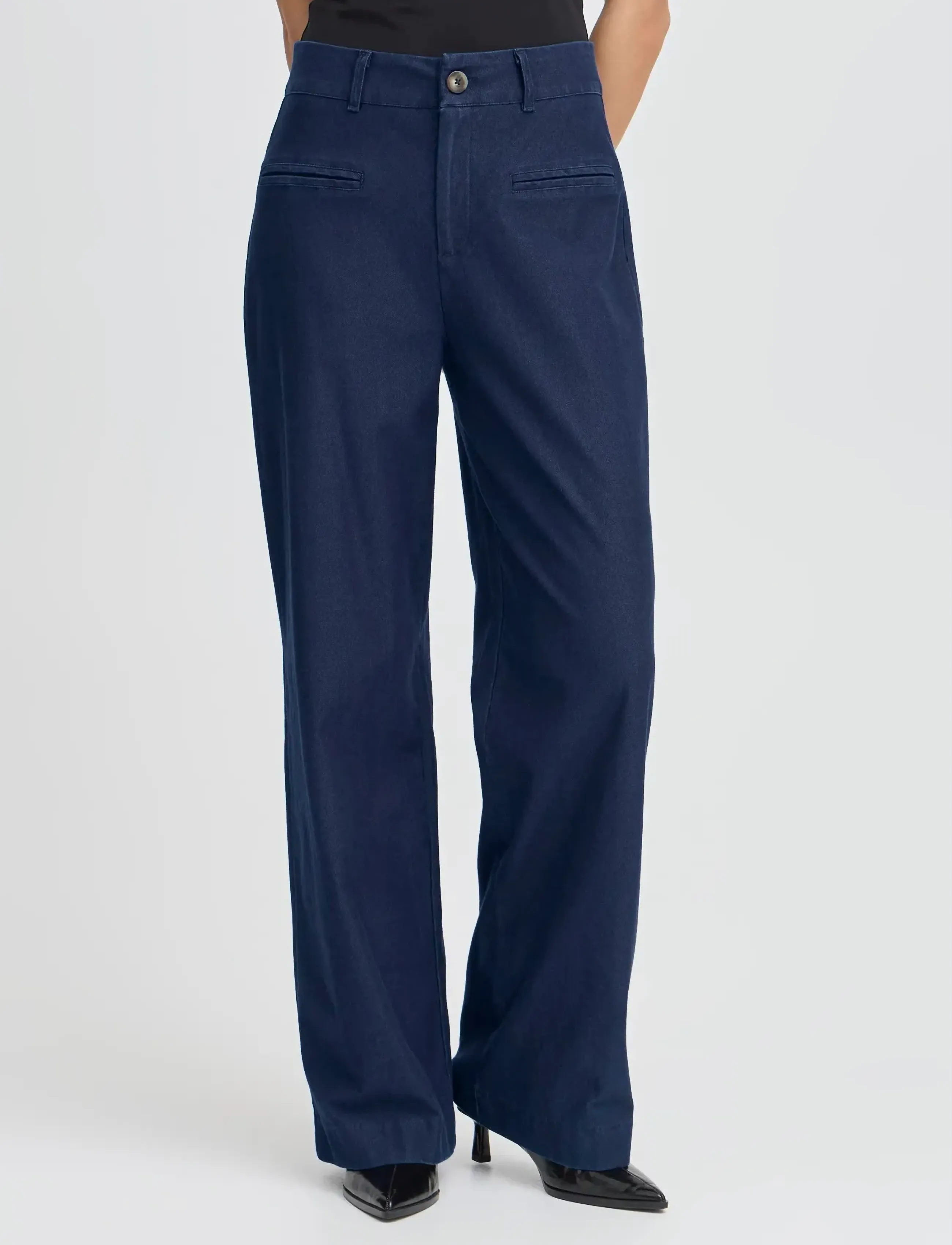 ICHI Ihkate Denim Pa cargobyxor dam – bild 3