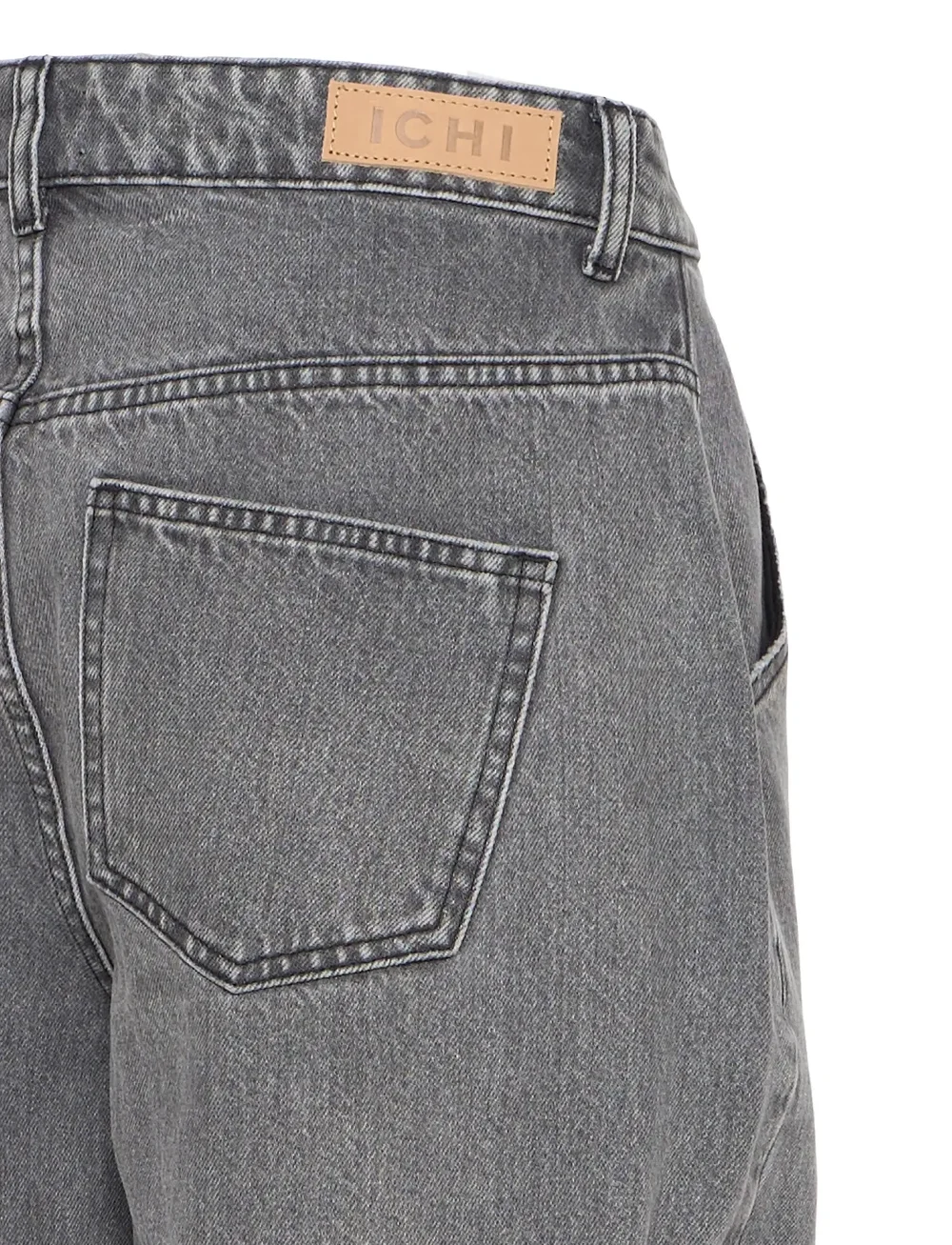 ICHI - IHNAMELLY PA - barrel lõikega teksad - denim grey washed - 2