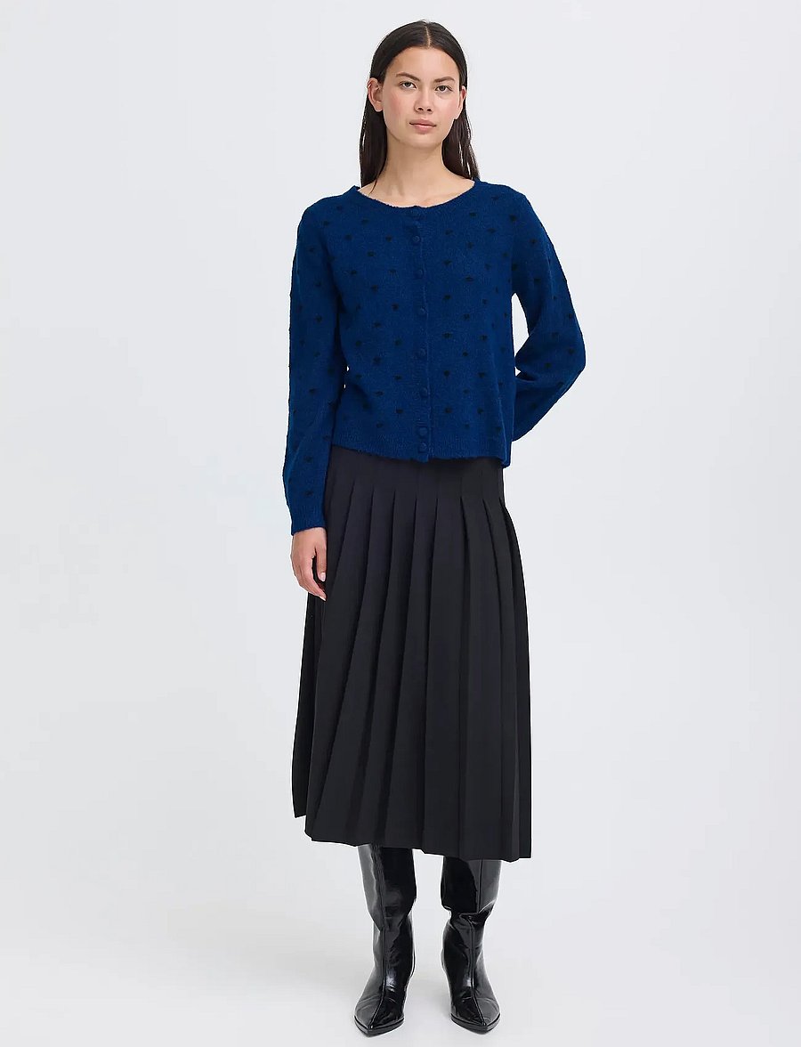 ICHI - IHDESTINE CA - koftor - navy peony - 0