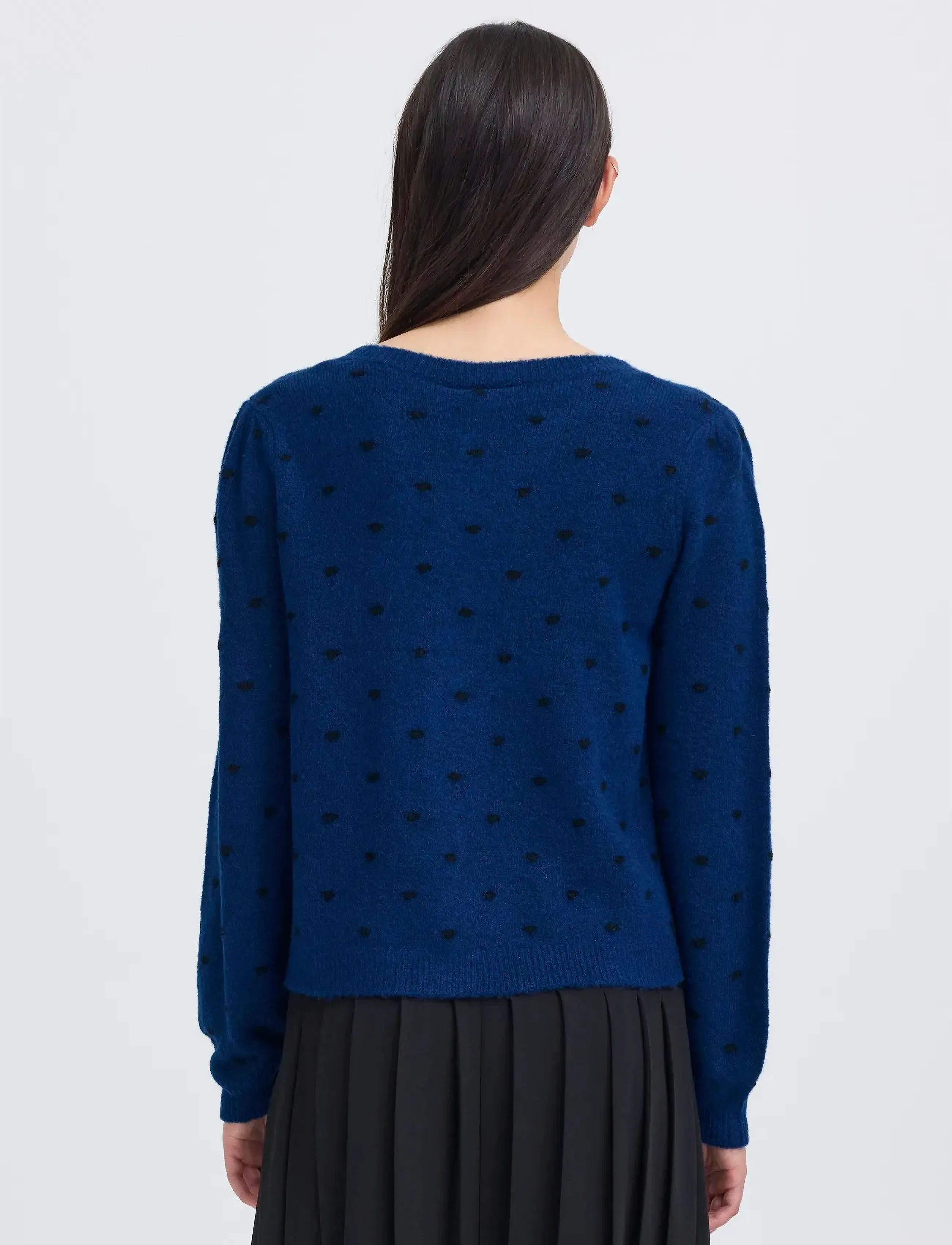 ICHI - IHDESTINE CA - cardigans - navy peony - 4