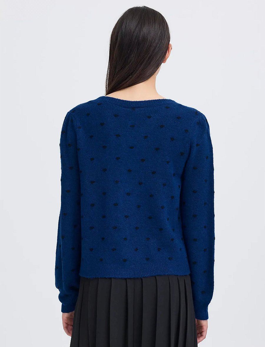 ICHI - IHDESTINE CA - koftor - navy peony - 4