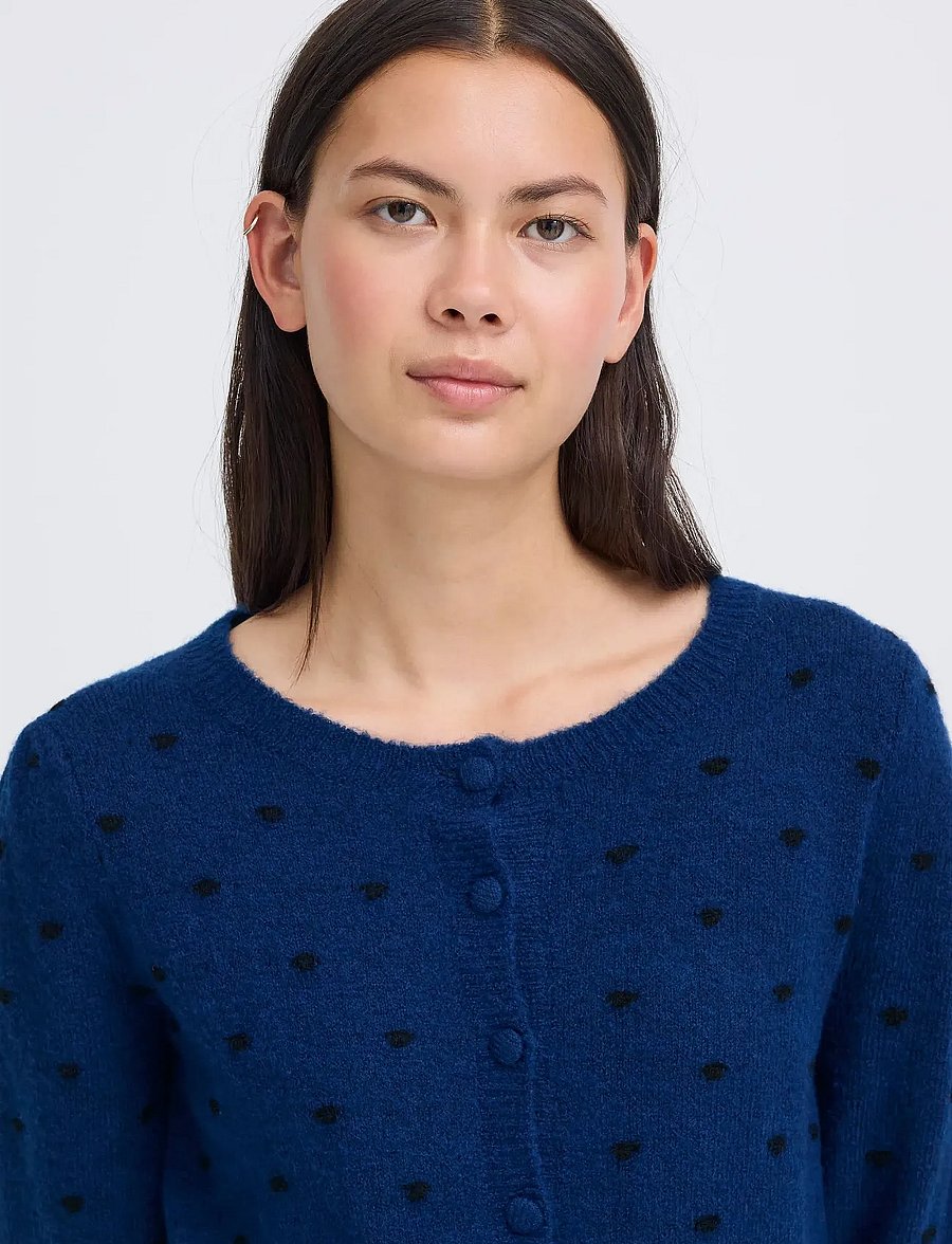 ICHI - IHDESTINE CA - koftor - navy peony - 5
