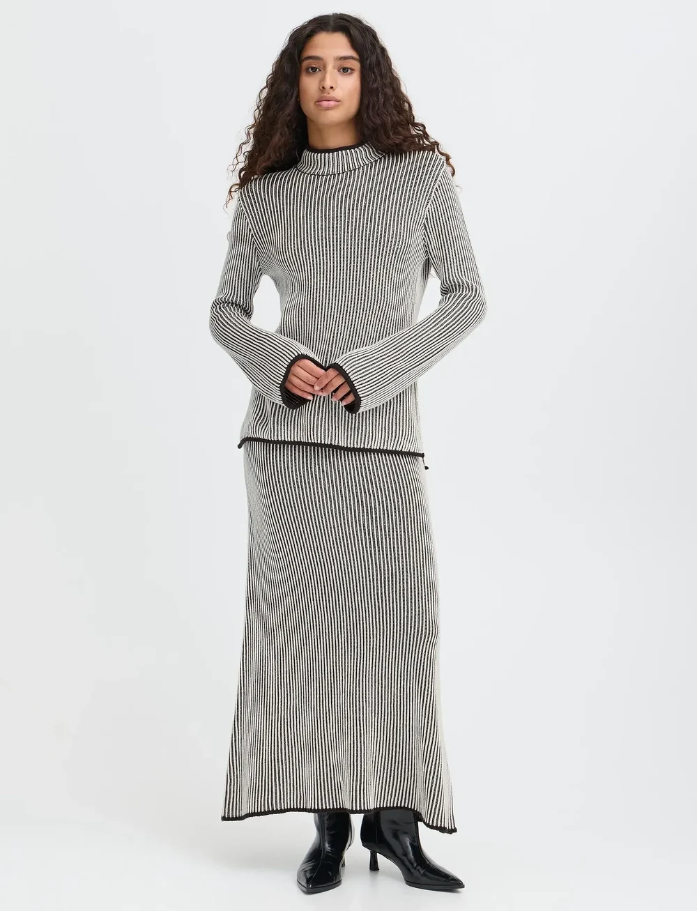 ICHI - IHDANUTA LS - striktrøjer - black - 0