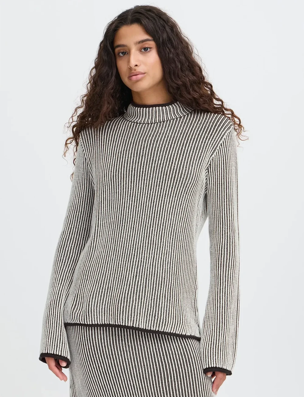 ICHI - IHDANUTA LS - striktrøjer - black - 3