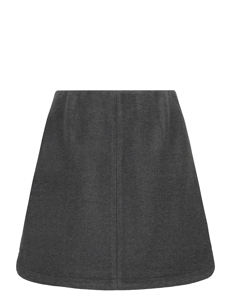 ICHI - IHWOOLY SK5 - korta kjolar - dark grey melange - 2