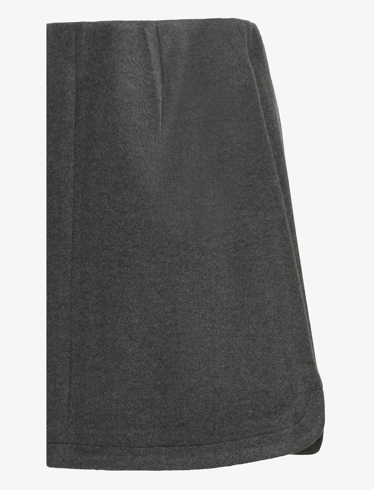 ICHI - IHWOOLY SK5 - kurze röcke - dark grey melange - 3