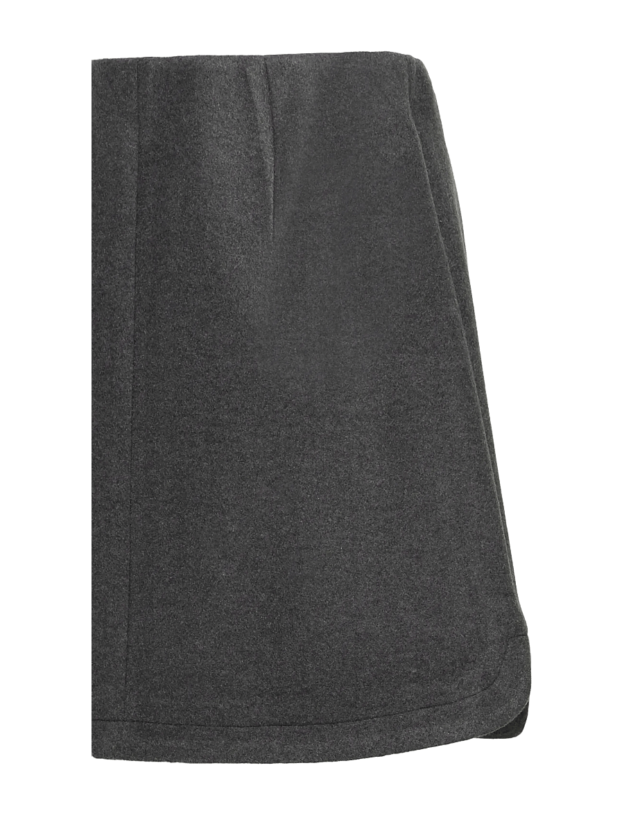 ICHI - IHWOOLY SK5 - korta kjolar - dark grey melange - 3