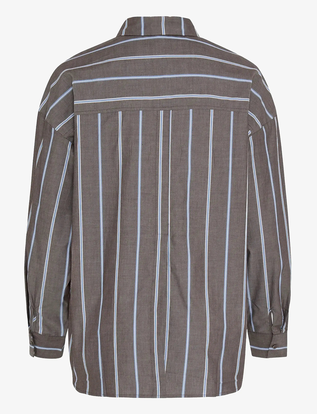 ICHI - IHSADIA SH2 - langermede skjorter - brown stripe - 1