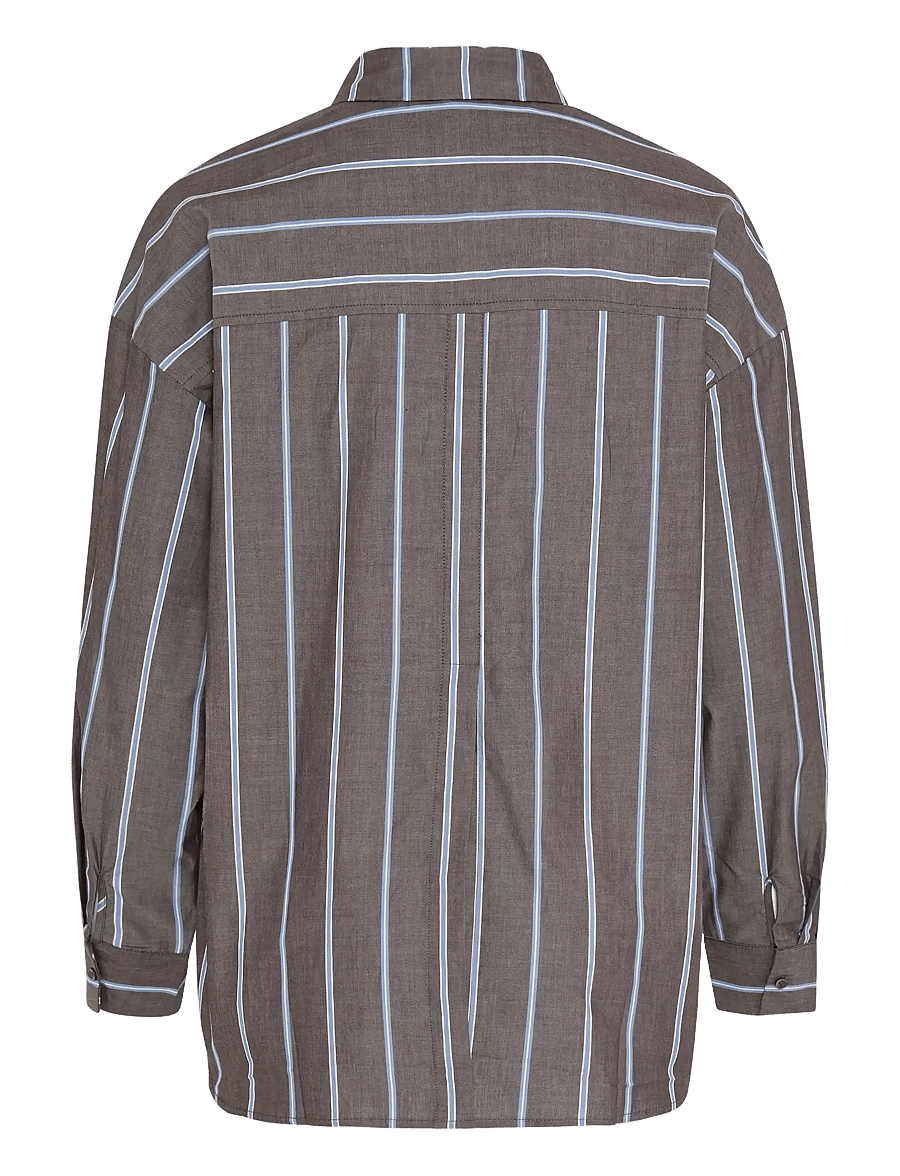 ICHI - IHSADIA SH2 - koszule z długimi rękawami - brown stripe - 2