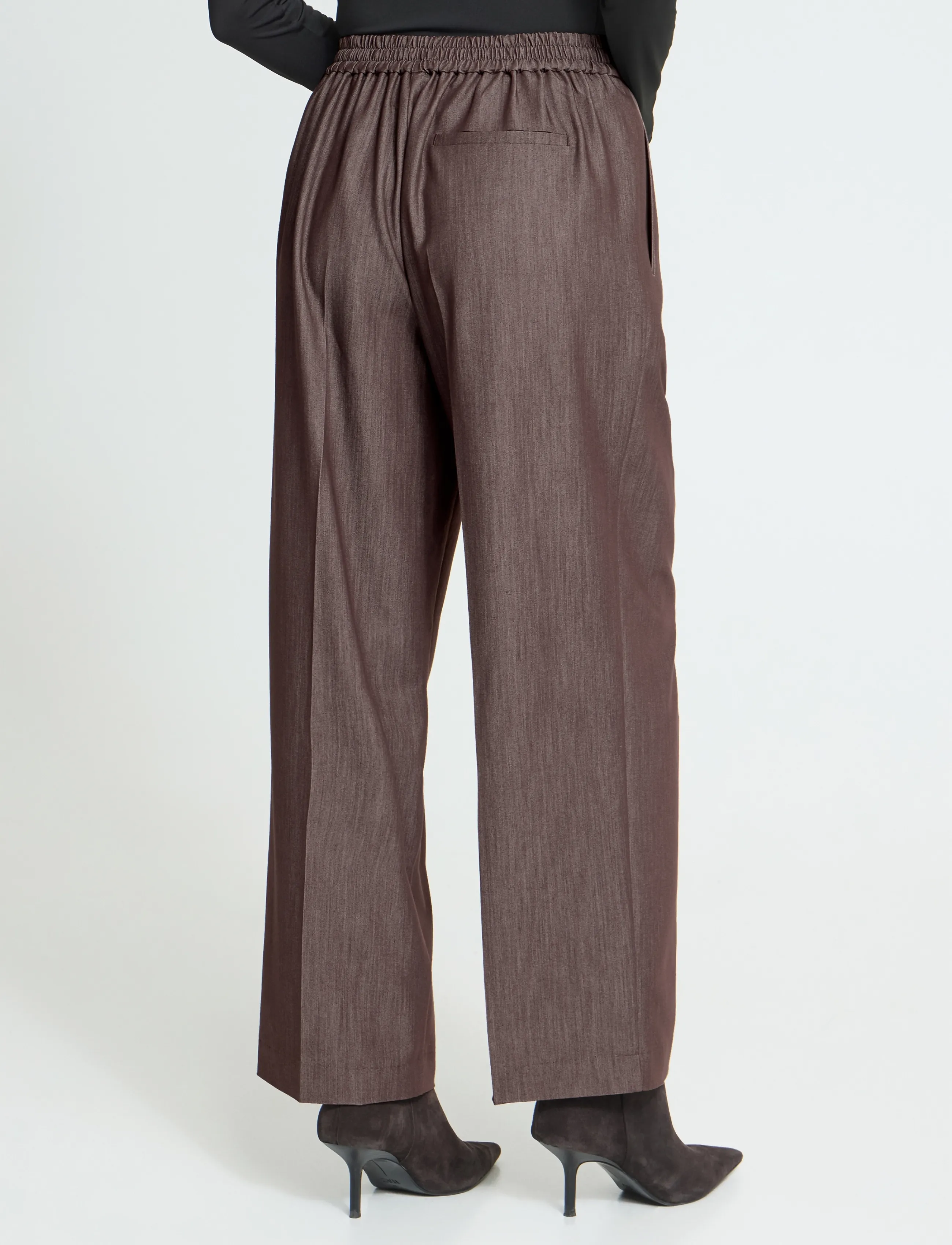 ICHI - IHJUMI PA - hosen mit weitem bein - coffee bean melange - 3