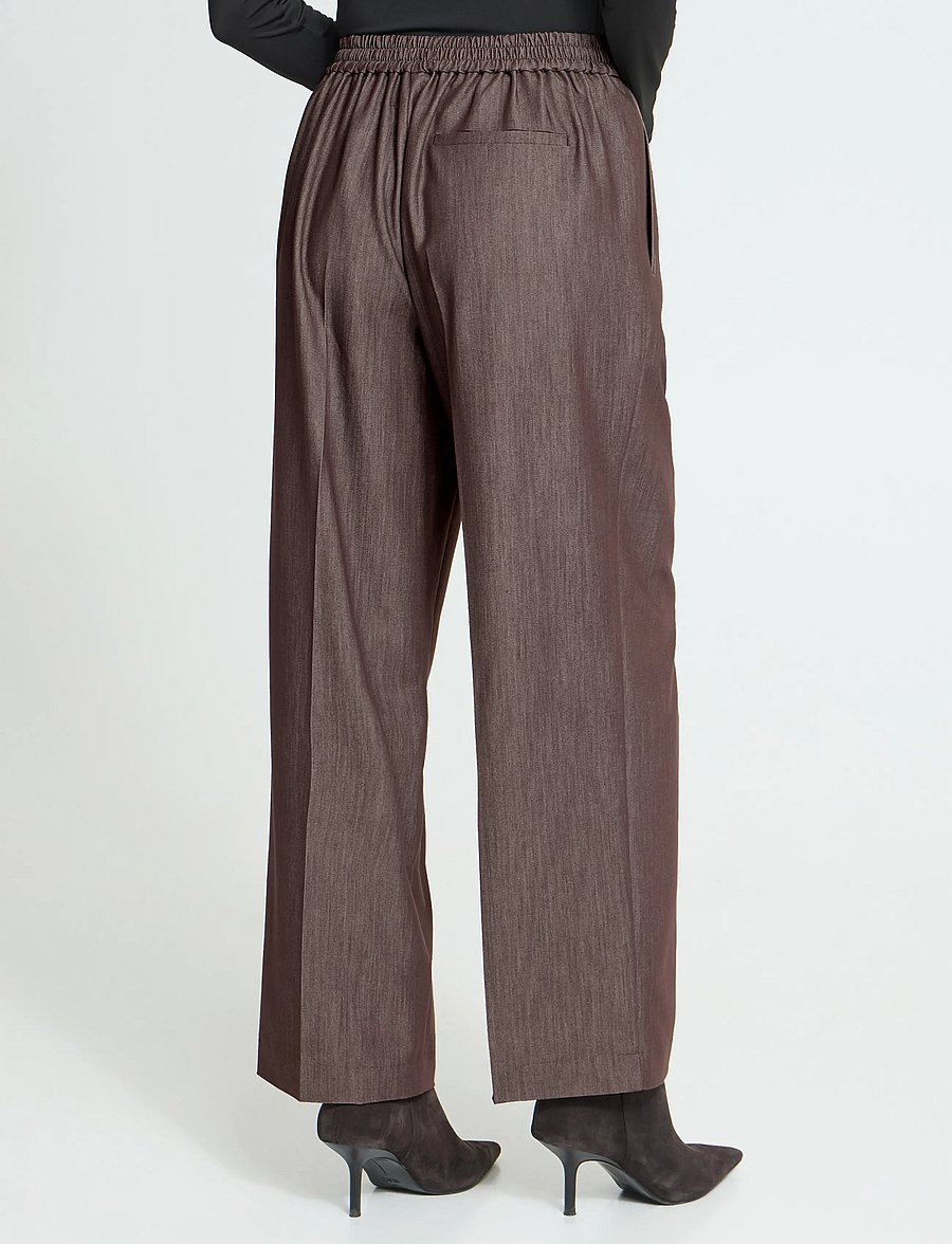 ICHI - IHJUMI PA - hosen mit weitem bein - coffee bean melange - 3