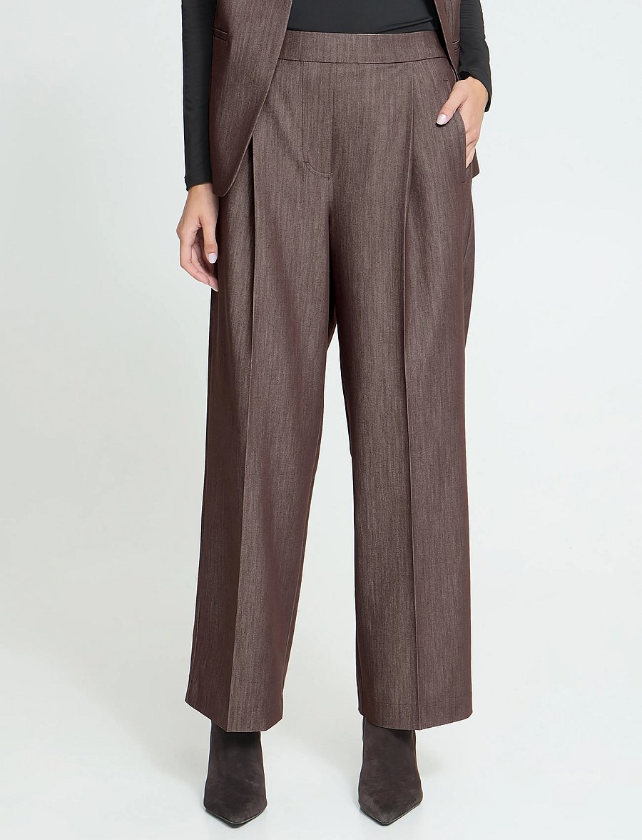ICHI - IHJUMI PA - hosen mit weitem bein - coffee bean melange - 5