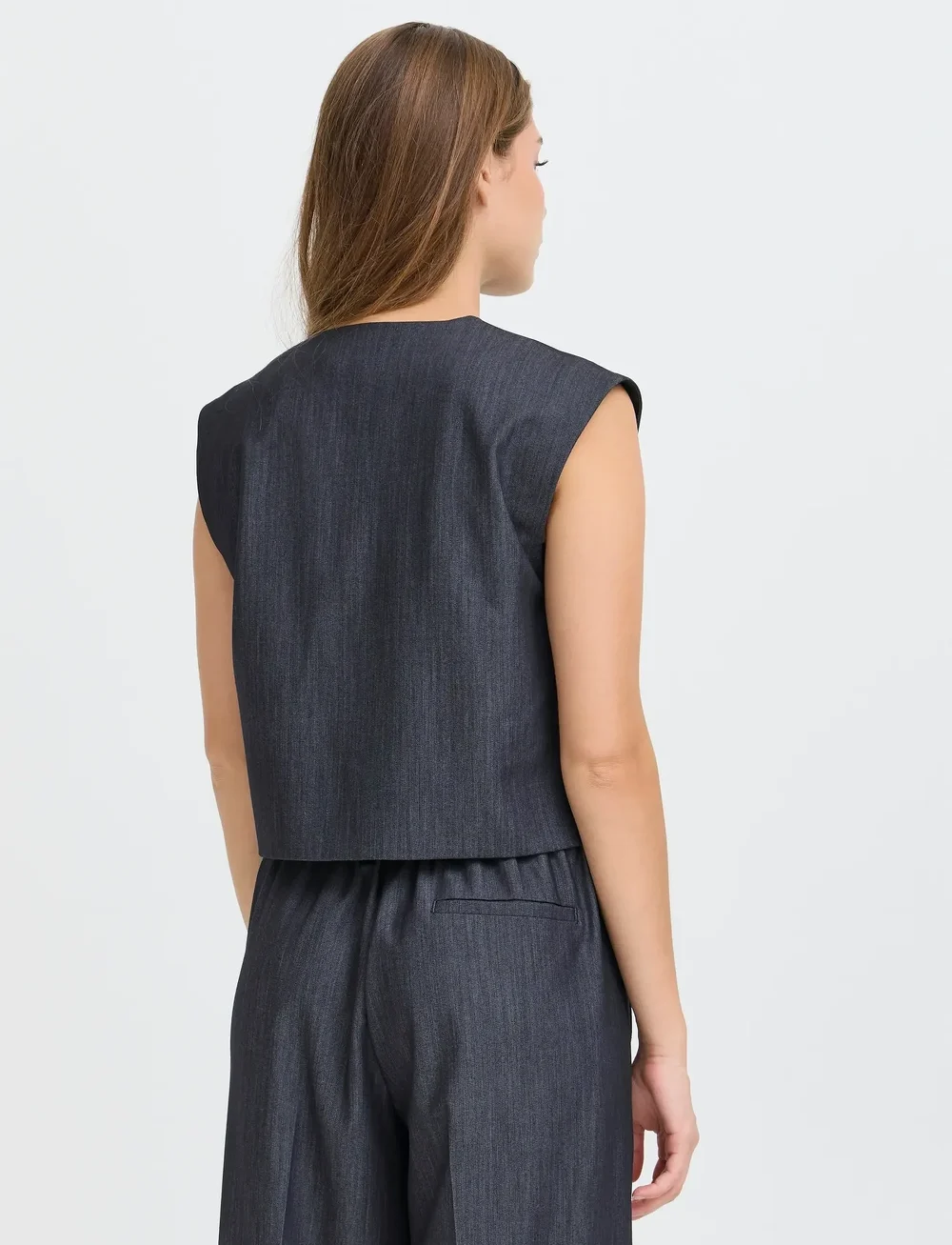 ICHI - IHJUMI WA - kostymvästar - dark blue - 3