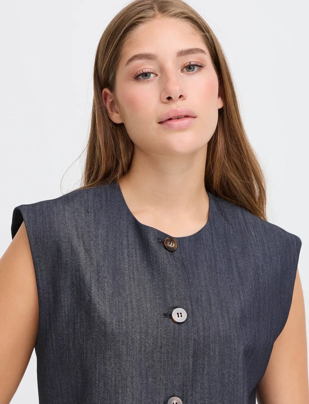 ICHI - IHJUMI WA - kostymvästar - dark blue - 5